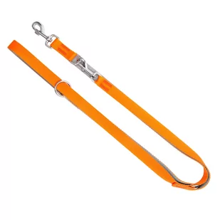 Dingo Smycz Energy Regulowana 220x2cm POMARAŃCZOWA - Smycze dla psów - miniaturka - grafika 1