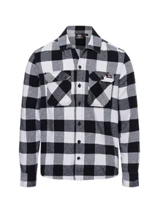 Dickies Koszula męska - Nowe Sacramento Mężczyźni Regular Fit Bawełna czarny w kratkę, S - Koszule męskie - miniaturka - grafika 1