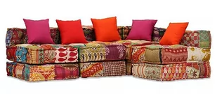 Modułowa sofa patchworkowa ELIOR Demri 6D, 56x132x200 cm - Sofy i kanapy - miniaturka - grafika 1