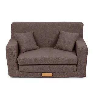 Rozkładana Sofa Piankowa Dziecięca - Baranek Czekoladowy - Zestawy mebli dla dzieci - miniaturka - grafika 1