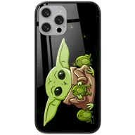 Etui i futerały do telefonów - ERT GROUP etui na telefon Apple Iphone XS Max, case oryginalny i oficjalnie licencjonowany przez Star Wars, wzór Baby Yoda 014, wykonany z hartowanego szkła, optymalnie dopasowany, etui ochronne - miniaturka - grafika 1
