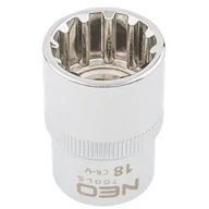 Klucze i nasadki - NEO-TOOLS nasadka spline, dwunastokątna, 1/2&apos;&apos;, 18mm, , 08-590 - miniaturka - grafika 1