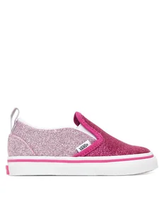 Vans Tenisówki Slip-On V VN000D0SYLZ1 Różowy - Buty dla dziewczynek - miniaturka - grafika 1