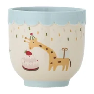 Kubki dla dzieci - Niebiesko-kremowy kamionkowy kubek dla dzieci 150 ml Celebrate – Bloomingville Mini - miniaturka - grafika 1