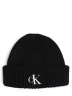 Czapki damskie - Calvin Klein Jeans - Czapka damska, czarny - miniaturka - grafika 1