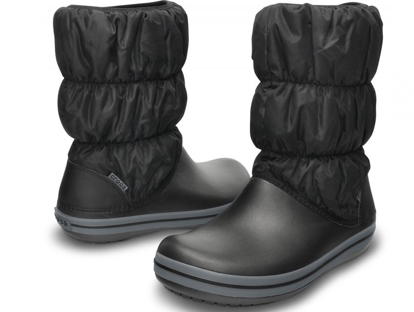 CROCS WINTER PUFF BOOT Śniegowce czarne 34,5