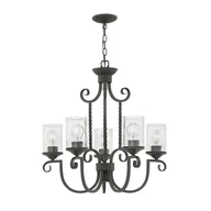 Lampy sufitowe - Casa żyrandol czarny HK-CASA5 Hinkley - miniaturka - grafika 1