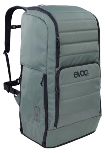 EVOC GEAR BACKPACK 90 Plecak podróżny, plecak turystyczny (solidny plecak z przegrodą na buty, plecak trekkingowy z przegrodami organizacyjnymi, pojemność: 90 l), kolor ciemnooliwkowy