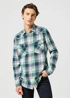 Koszule męskie - Męska koszula Wrangler WESTERN SHIRT M - miniaturka - grafika 1