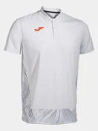 Koszulki sportowe męskie - Joma Funkcyjna koszulka polo w kolorze białym - miniaturka - grafika 1