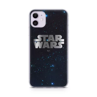 Disney Etui Star Wars Gwiezdne Wojny 003 iPhone 11 srebrny/silver SWPCSW18658 - Etui i futerały do telefonów - miniaturka - grafika 1