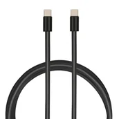 Kable USB - IBOX KABEL IKUTCS1B USB-C 60W SILICON 1M BLACK - miniaturka - grafika 1