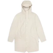 Kurtki damskie - Rains długa kurtka unisex LONG JACKET W3 12020 26 DUNE-L - miniaturka - grafika 1