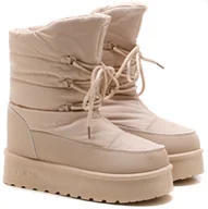 Śniegowce damskie - Damskie buty śniegowce Big Star OO274885 beżowy 41 - miniaturka - grafika 1