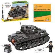 Klocki - Klocki Cobi 2597 Czołg Panzerkampfwagen Ii Hc Ww2 813 El. + Płytka - miniaturka - grafika 1