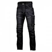 Odzież robocza - LAHTI PRO Spodnie robocze jeansowe Slim Fit roz M L4051702 LPL4051702 - miniaturka - grafika 1