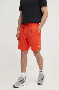 Reebok szorty treningowe Workout Ready kolor czerwony 100076412 - Spodenki męskie - miniaturka - grafika 1
