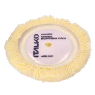 Akcesoria do mycia samochodu - Futro Polerskie Wełniane 180MM Na Rzep Italko - miniaturka - grafika 1