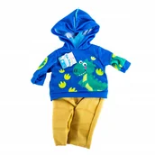 Domki dla lalek - Dinozaur Ubranko Dla Lalki Bobas Bluza Spodnie - miniaturka - grafika 1