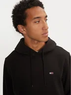 Bluzy męskie - Tommy Jeans Bluza DM0DM20742 Czarny Regular Fit - miniaturka - grafika 1