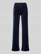 Spodnie damskie - Spodnie dresowe z niskim stanem z elastycznym pasem model ‘LAYLA’ - miniaturka - grafika 1