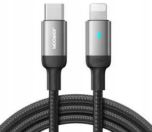 Joyroom kabel USB C - Lightning 20W A10 Series 2 m czarny (S-CL020A10) - Kable komputerowe i do monitorów - miniaturka - grafika 1