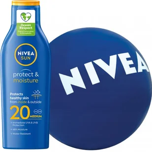 Nivea Protect & Moisture SPF20 Balsam + Piłka Plażowa - Balsamy i kremy do opalania - miniaturka - grafika 1