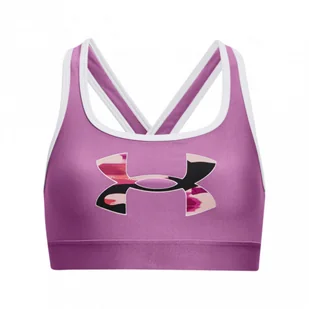 Dziewczęcy biustonosz treningowy UNDER ARMOUR UA Crossback Graphic Sports Bra - Bielizna sportowa damska - miniaturka - grafika 1