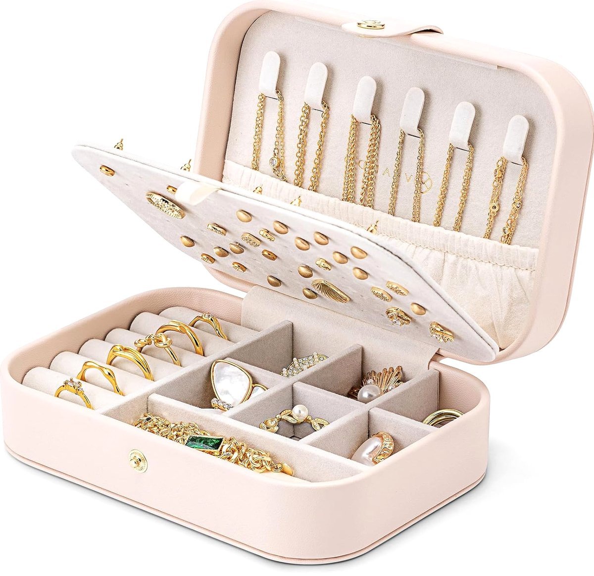 SZKATUŁKA NA BIŻUTERIĘ PODRÓŻNA 116X16X57CM ORGANIZER PUDEŁKO ETUI