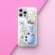 Etui i futerały do telefonów - Etui Olaf 004 Disney Płynny brokat Srebrny Producent: Iphone, Model: 12 Mini - miniaturka - grafika 1