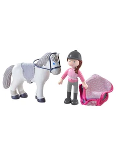Haba Figurka "Rider Sanya & horse Saphira" do zabawy - 3+ - Zabawki kreatywne - miniaturka - grafika 1