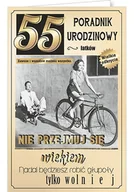 Kartki okolicznościowe i zaproszenia - Karnet okolicznościowy na 55 urodziny, U 72 - miniaturka - grafika 1