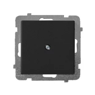 Ospel Sonata czarny zaślepka Z-1R/m/33 Z-1R/m/33 - Gniazdka elektryczne - miniaturka - grafika 1