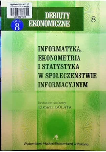 Informatyka ekonometria i statystyka w społeczeństwie informacyjnym - Biznes - miniaturka - grafika 1