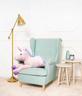 Maskotki i pluszaki - DUŻY WIELKI MIŚ JEDNOROŻEC PLUSZOWY ZABAWKA PRZYTULANKA 100cm RÓŻOWY - miniaturka - grafika 1