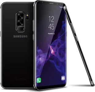 Etui TPU do Samsung Galaxy S9 Plus Silikonowe przezroczyste etui na telefon z kolorowym brandingiem - Etui i futerały do telefonów - miniaturka - grafika 1