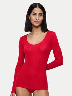 Triumph Koszulka piżamowa Bauty Layers 10225060 Czerwony Slim Fit - Piżamy damskie - miniaturka - grafika 1