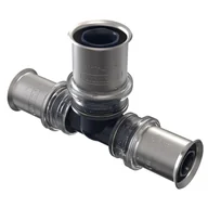 Łączniki, trójniki, kształtki - Trójnik RED K5 C/Z woda PN 10 40/25/40 - miniaturka - grafika 1