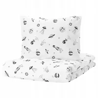 Pościel dla dzieci - Ikea Aftonsparv Pościel dziecięca 150x200 kosmos - miniaturka - grafika 1