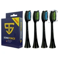 Końcówki do szczoteczek elektrycznych - Końcówki do GRUNDIG TB 87 8731 Czarne Zamiennik SonicForce - miniaturka - grafika 1