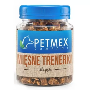 PETMEX - Mięsne trenerki z jelenia słoik 130g - Przysmaki dla psów PETMEX - Mięsne trenerki z jelenia słoik 130g - Przysmaki dla psów - miniaturka - grafika 1