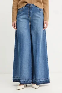 Silvian Heach jeansy LUCAS damskie kolor niebieski GPA25103JE - Spodnie damskie - miniaturka - grafika 1