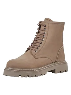 MARCO TOZZI Damskie botki Laced 2-25239-43, taupe nubuk, 41 EU - Botki damskie - miniaturka - grafika 1