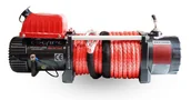 Wciągarki - Wyciągarka Escape EVO 12000 lbs [5443 kg] EWX-U z liną syntetyczną 12V (lina: 9,5 mm szara dyneema 27m 9800kg +hak zdejmowany) 81877744 - miniaturka - grafika 1