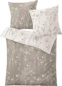 Pościel - Kleine Wolke Komplet pościeli satynowej Savannah Taupe - miniaturka - grafika 1