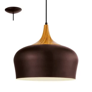 Eglo LAMPA wisząca OBREGON 95385 metalowa OPRAWA zwis brązowy - Lampy sufitowe - miniaturka - grafika 2