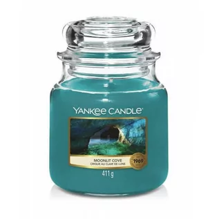 Świece - Yankee Candle Moonlit Cove Średnia Świeca Zapachowa 411g YC000300 - grafika 1