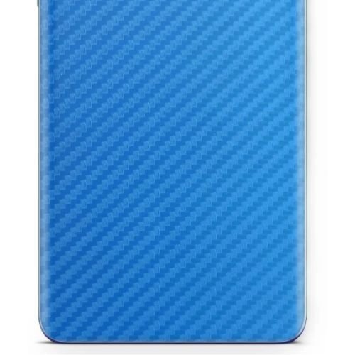 folia naklejka skórka strukturalna na TYŁ do Umidigi G2 Tab - Carbon Niebieski - apgo SKINS