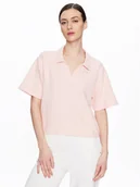 Koszulki i topy damskie - Puma Polo Herpol 673108 Różowy Relaxed Fit - miniaturka - grafika 1