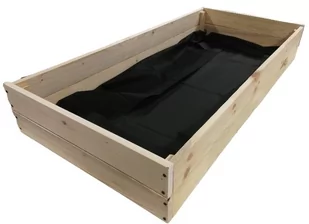 WARZYWNIAK SKRZYNIA NA WARZYWA 80x120x18 INSPEKT ZIELNIK NISKI - Szklarnie ogrodowe - miniaturka - grafika 1